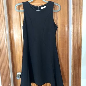 Elodie black midi dress sz M A-line